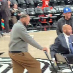 九游官网-大腕云集！小吧直击：麦迪&amp;卡特&amp;甜瓜担任开拓者VS太阳解说！